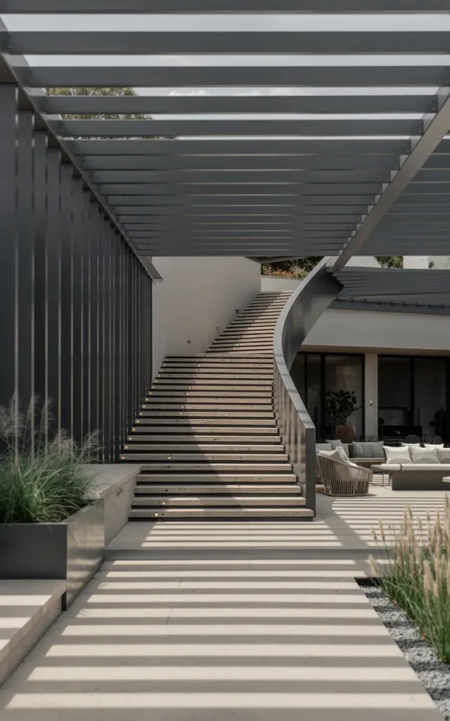 Add a canopy or pergola overhead