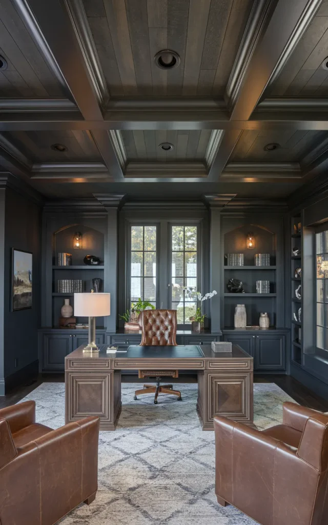 Choose a statement ceiling treatment.