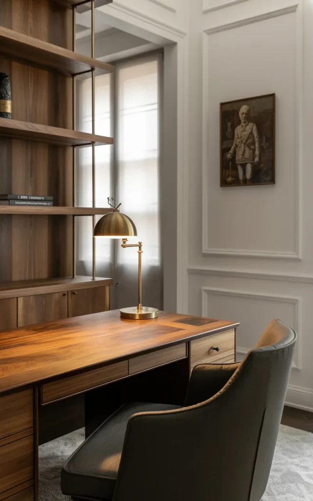 Combine modern and traditional pieces.