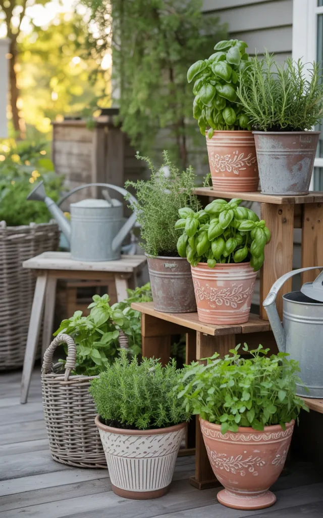Create a Container Herb Garden