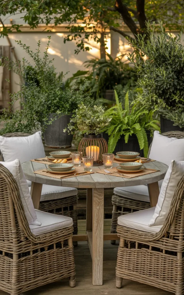 Create a Cozy Backyard Dining Nook