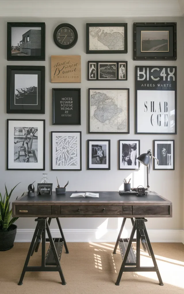 Create a sophisticated gallery wall.