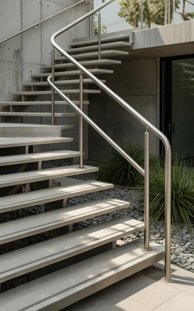 Elevate the look with stainless steel accents