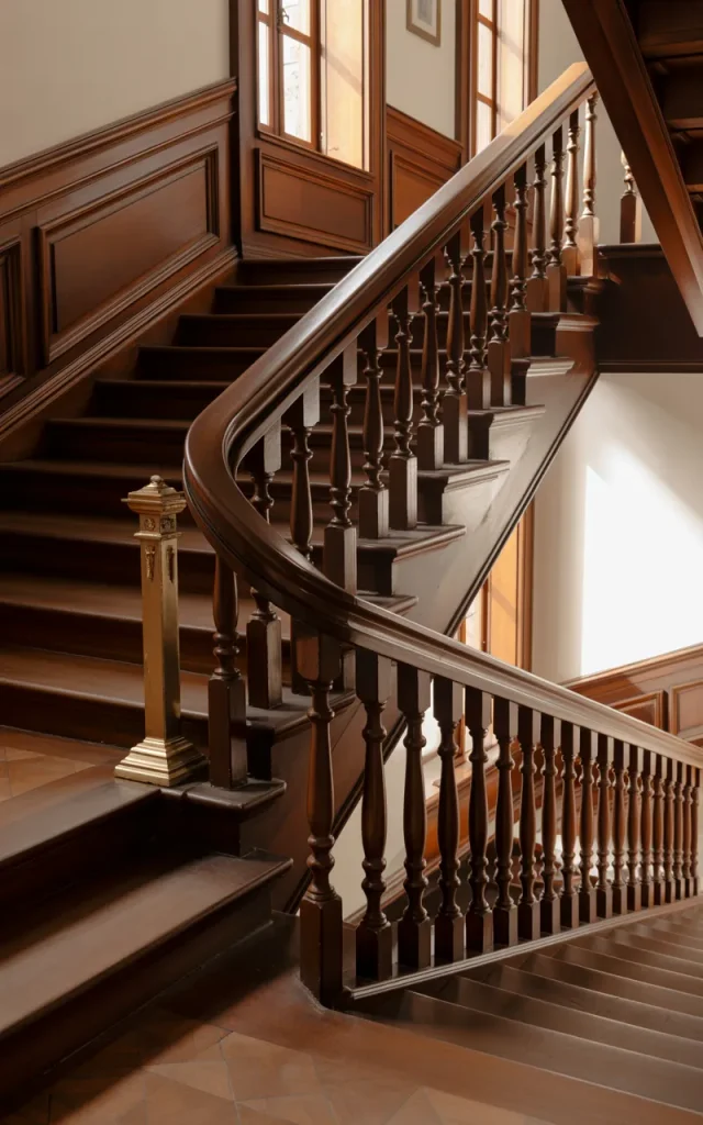 Frame the Staircase With a Double Handrail Design