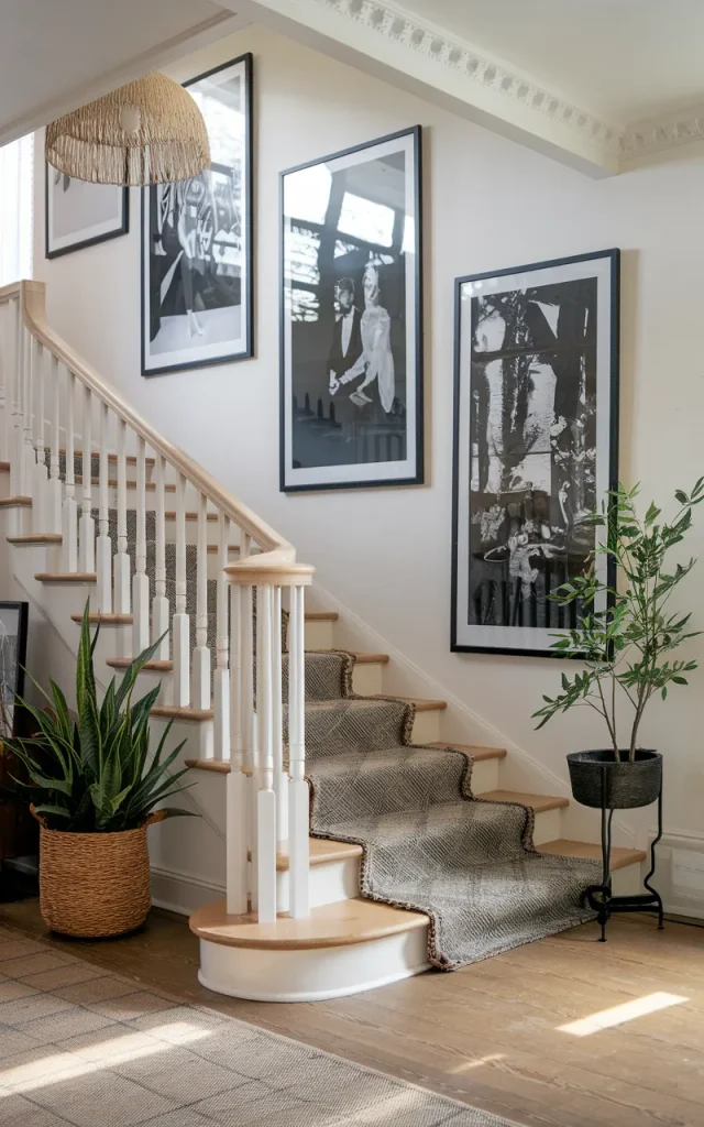 Hang Oversized Black-and-White Art Along the Ascent