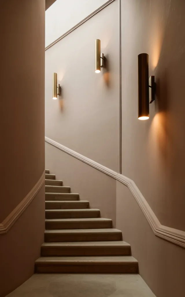 Hang wall sconces instead of bulky overhead lights