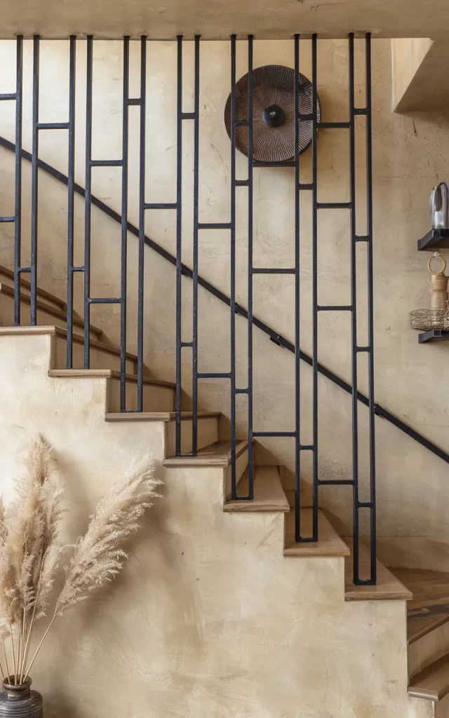 Install Black Metal Rail Accent Lines