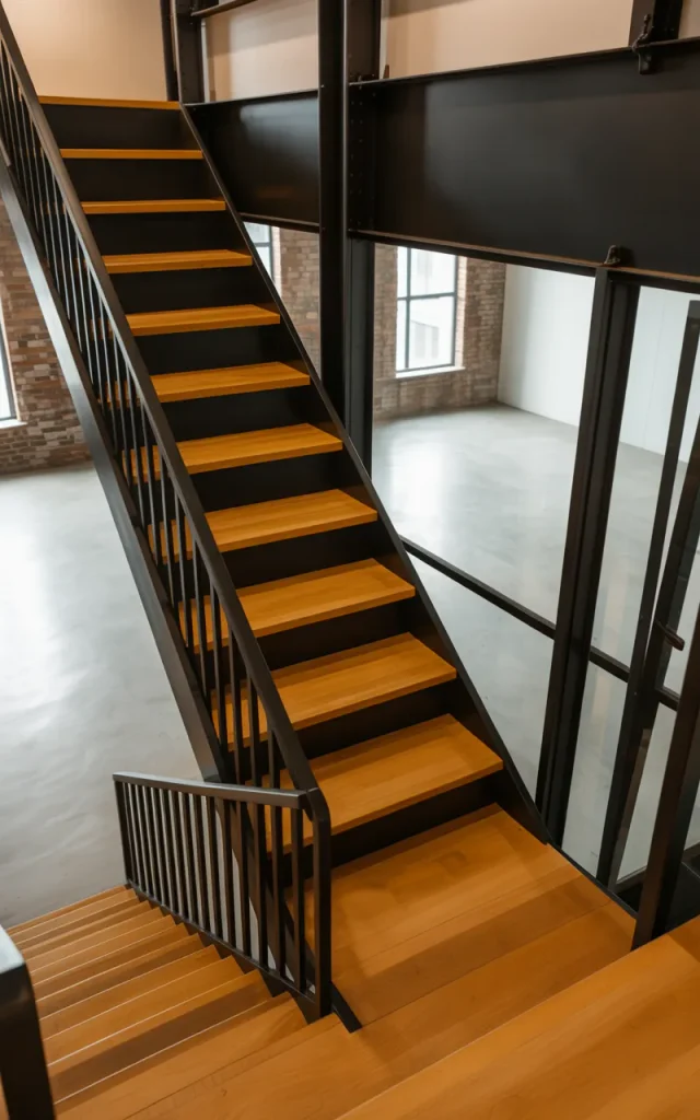 Install alternating tread stairs for ultra-small spaces
