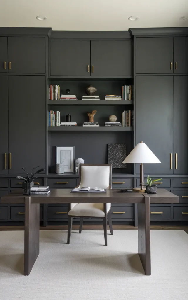 Install wall-to-wall cabinetry.