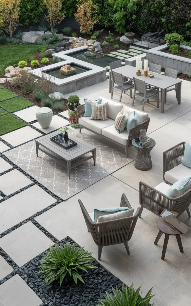 Layer Multiple Seating Areas