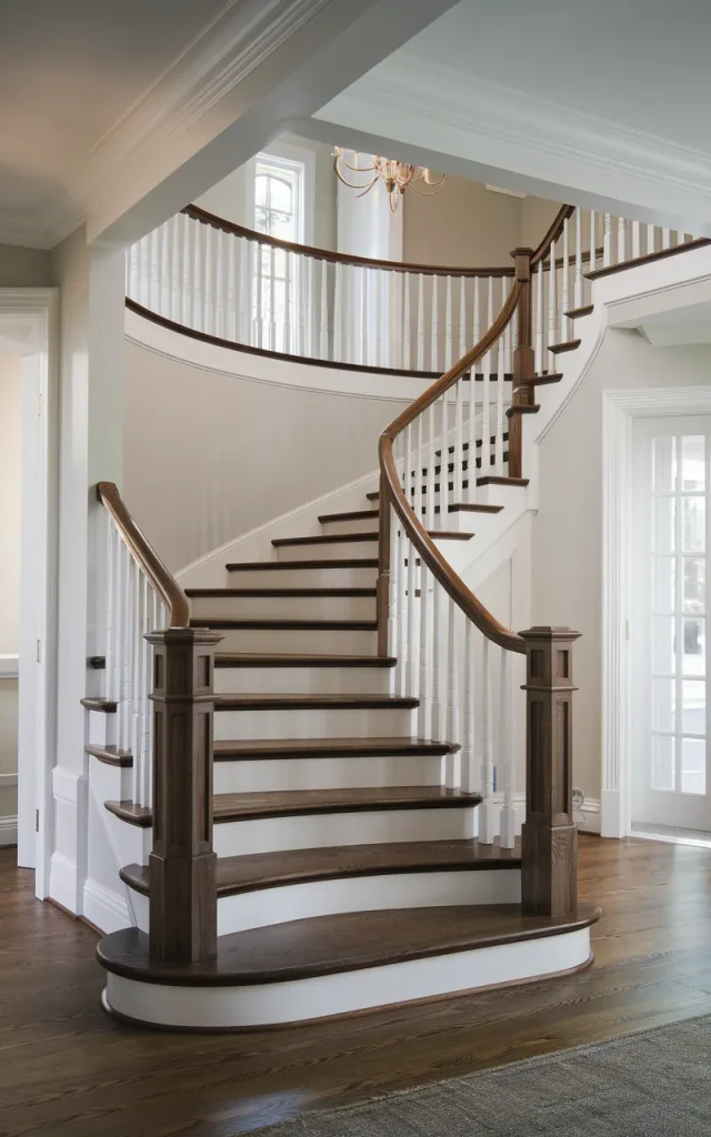 Mix Dark Stains With Light Walls