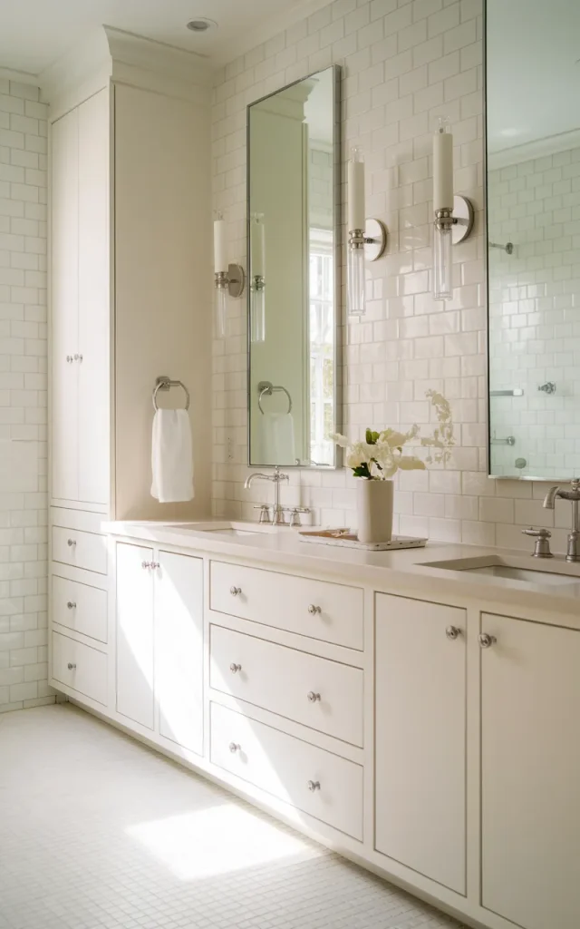 Replace busy hardware with simple fixtures