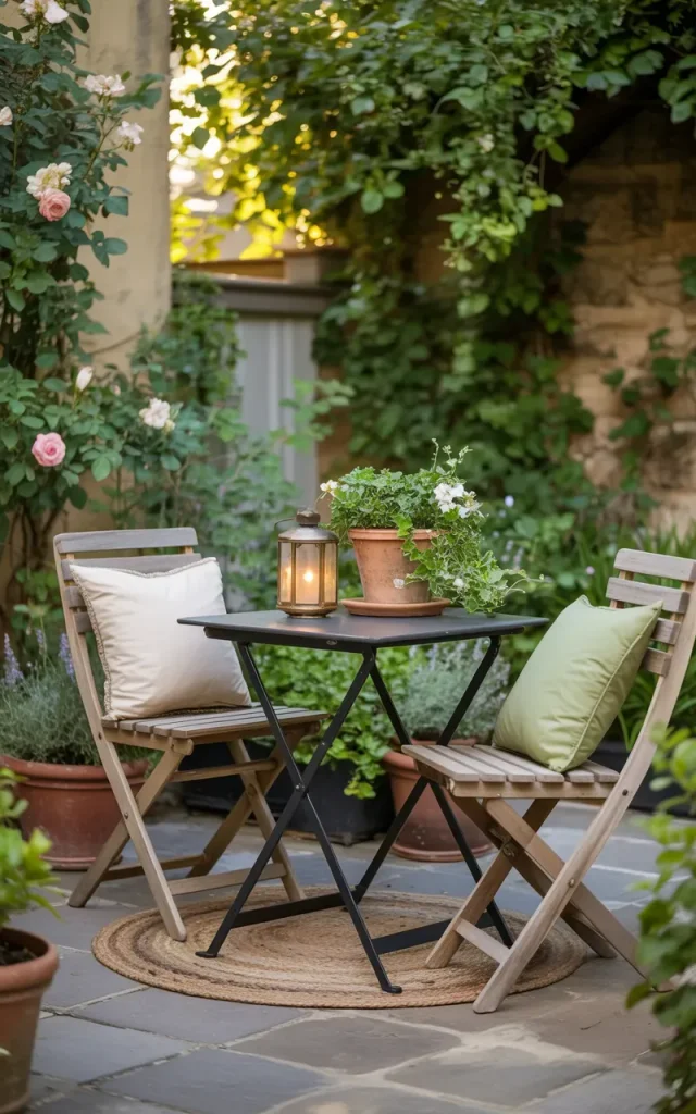 Turn a Corner Into a Backyard Bistro