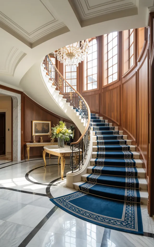 Anchor a Grand Entryway with an Oversized Runner