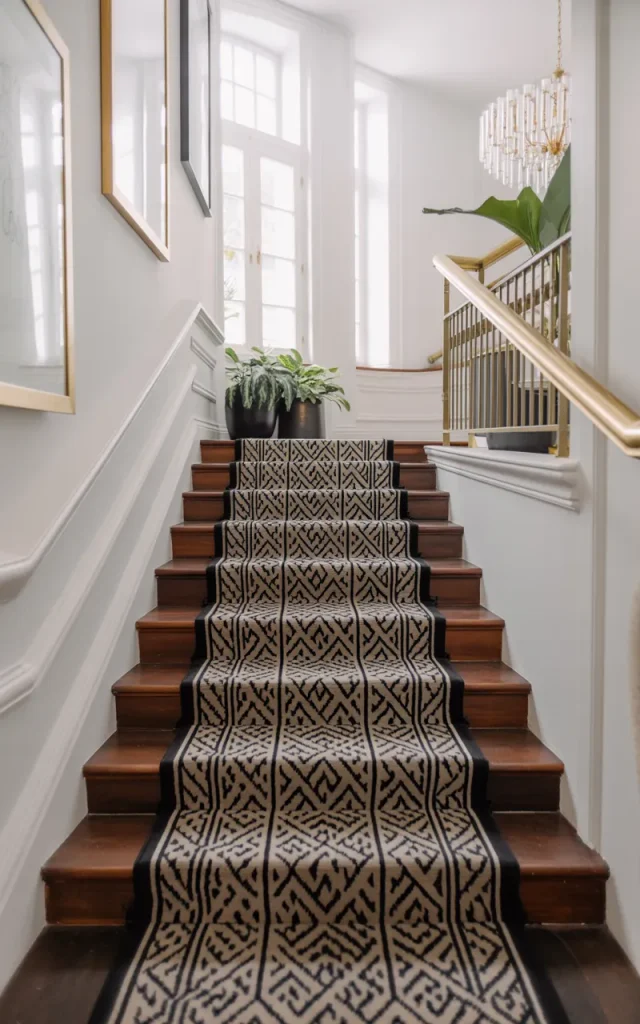 Create a Boutique Hotel Feel with Black-and-White Patterns