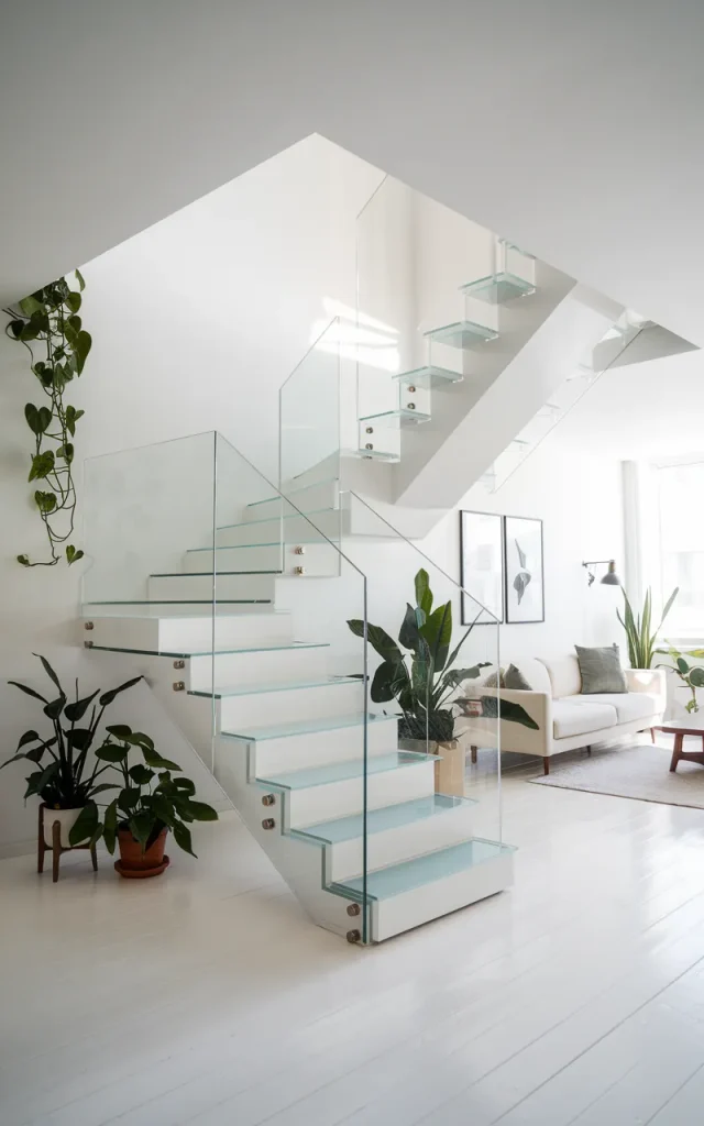 Create a monochrome glass-and-white palette 🤍