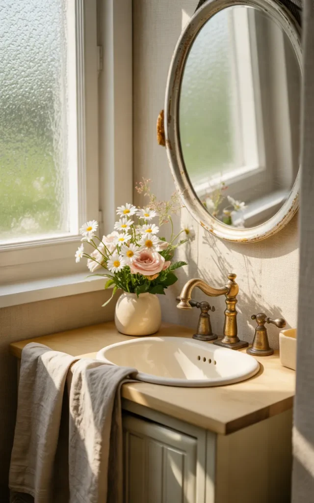 Display Fresh Flowers in a Small Ceramic Vase