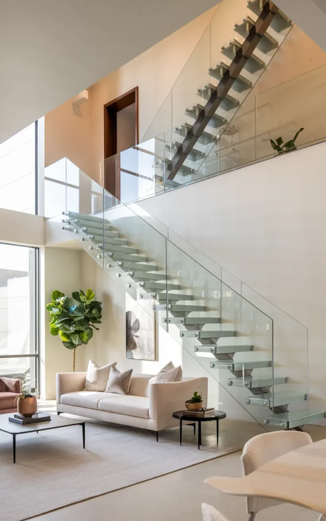 Install a fully transparent side railing system 🪟