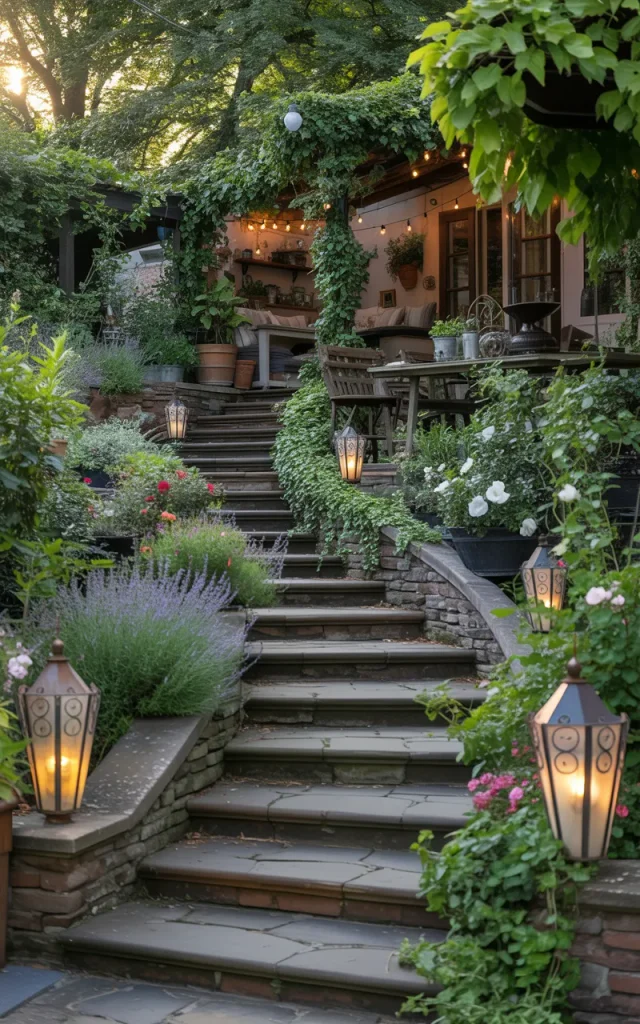 Line the Stairs With Decorative Lanterns
